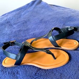 Nine West Braided Leather Sandal 10